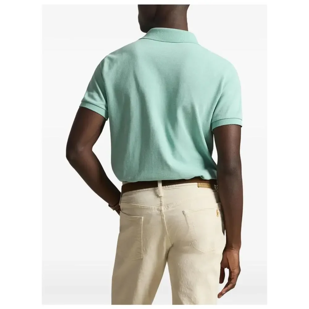 POLO Ralph Lauren Polo Shirt Mens Size 2XLT 2X Tall Mint Green Cotton Golf